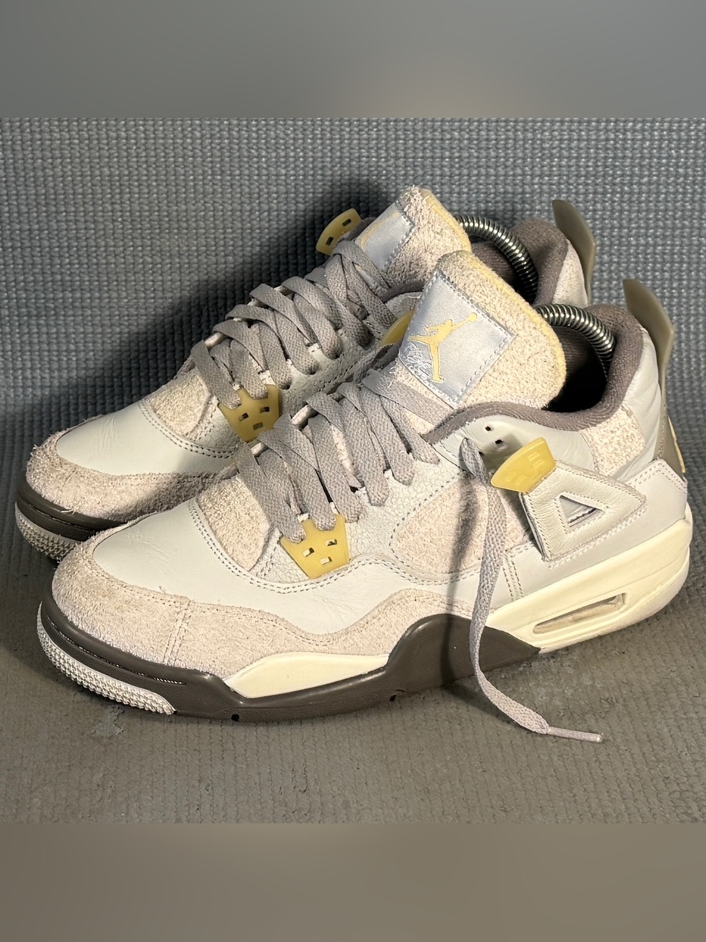 Nike Air Jordan 4 Retro SE Craft 'Photon Dust' Shoes DV2262-021 Size 7Y